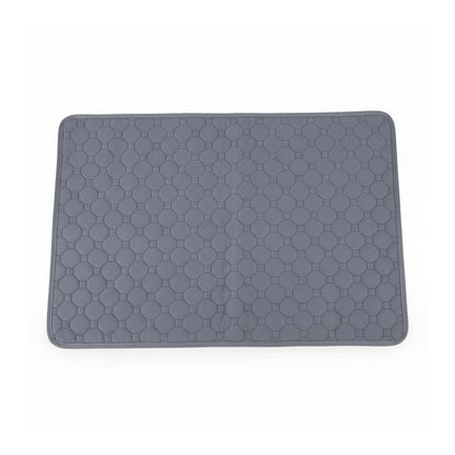 Guinea Pig Cage Liner – Waterproof, Washable Non‑Slip Fleece Pad (Grey, 4 Sizes)