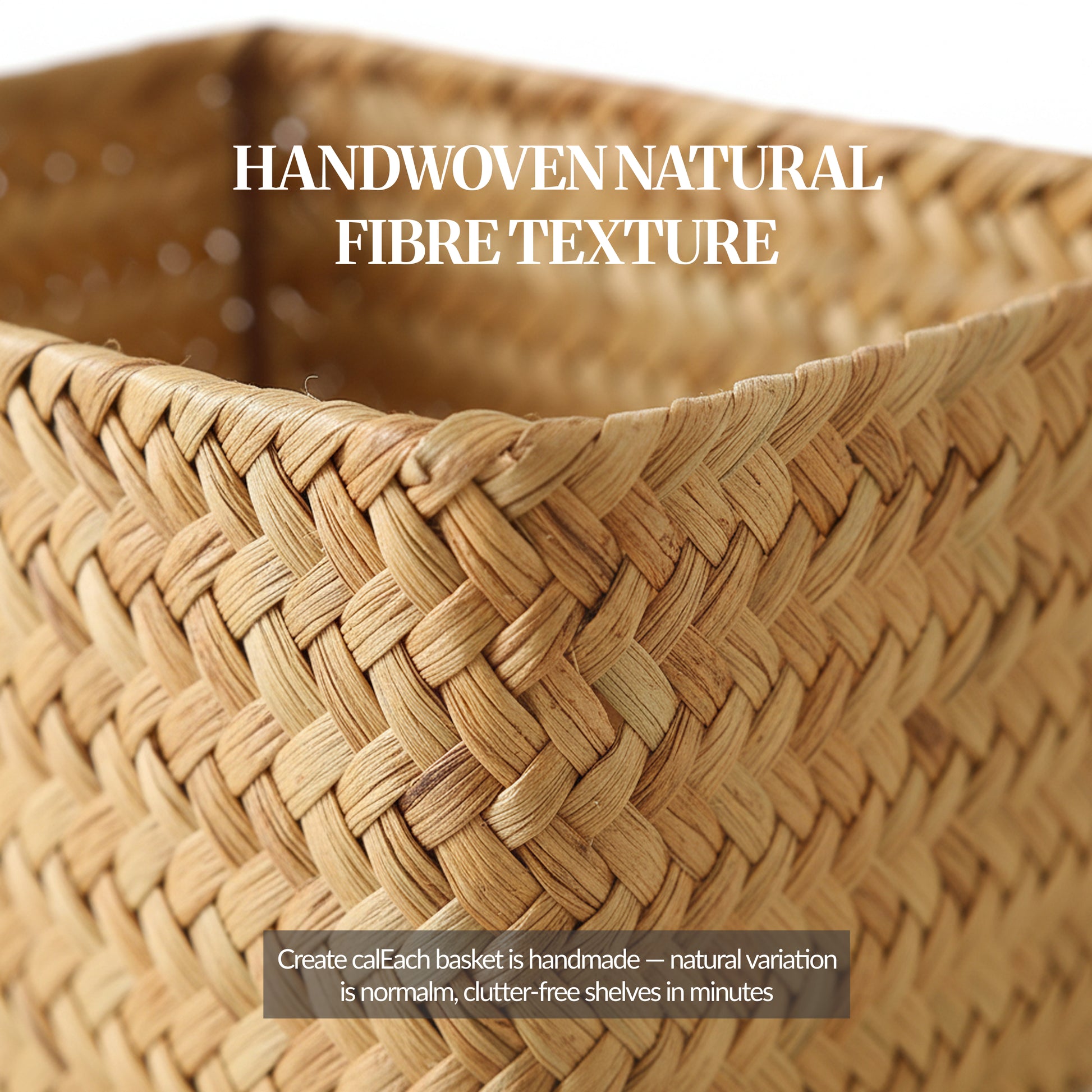 Image 08 (Close-up Detail): Close-up of the basket corner showing the handwoven natural-fibre texture and weave pattern.