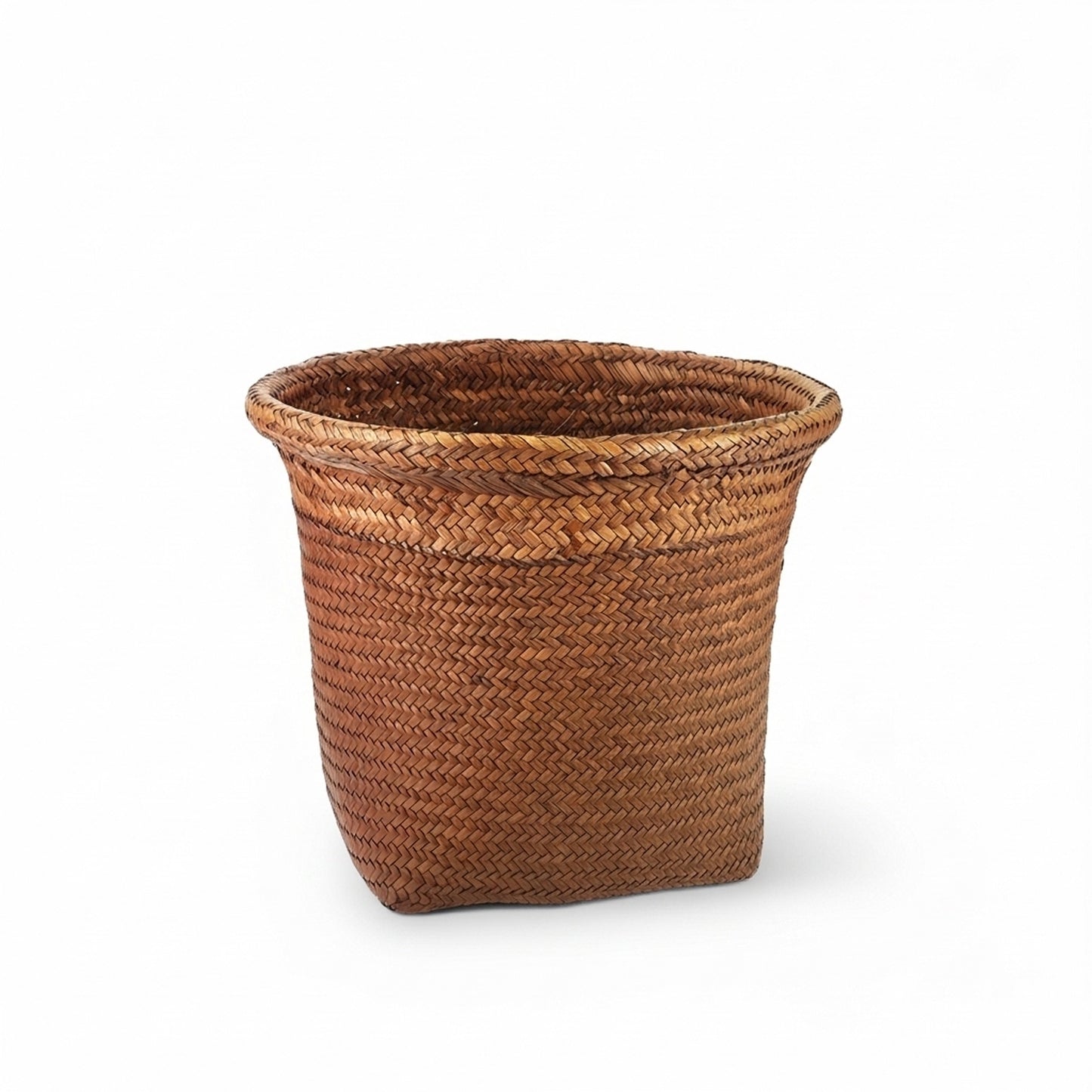 Seagrass Waste Paper Bin — Woven Storage Basket (2 Sizes)