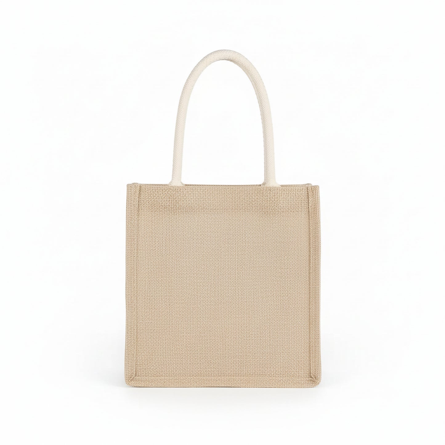 Eco-Friendly Burlap Jute Tote Bag Shopping — Reusable Market Tote (Small / Medium / Large)