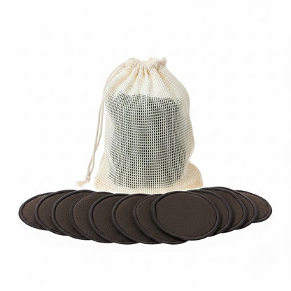Reusable Cotton Pads (Bamboo Blend) Makeup Remover Rounds — Washable Set (8cm)