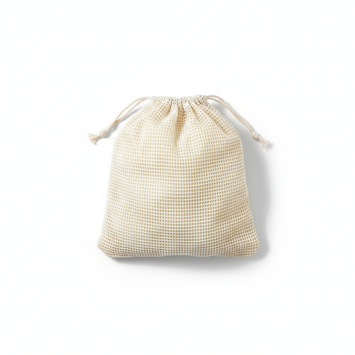 Organic Cotton Produce Bags — Reusable Mesh Produce Bags with Drawstring (S/M/L)