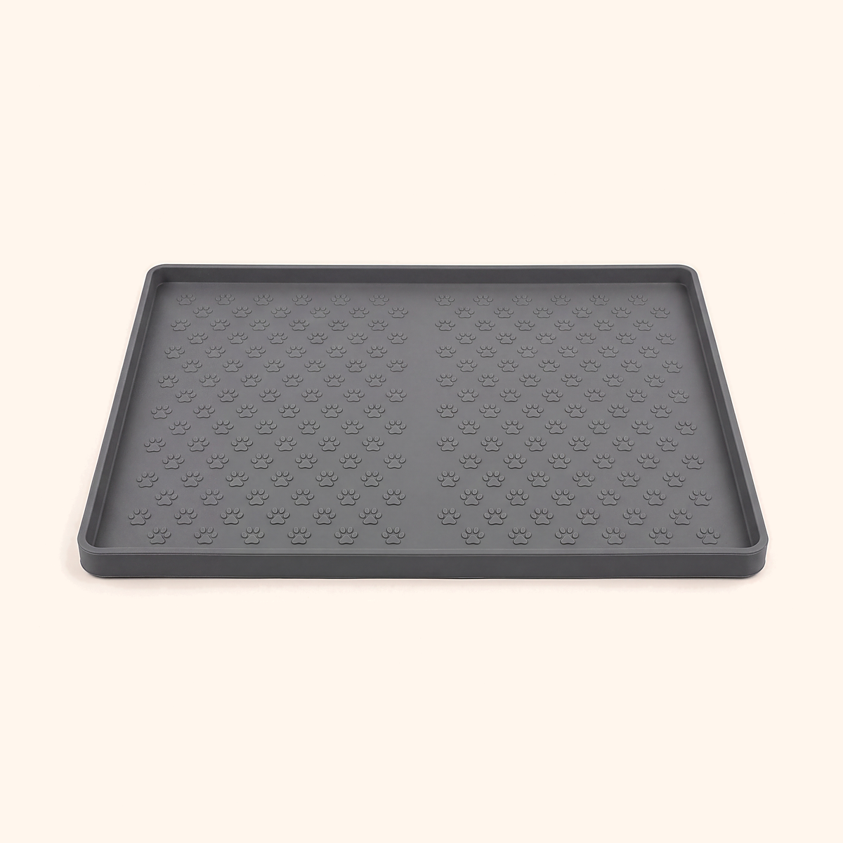 Silicone Pet Bowl Mat with Raised Edge