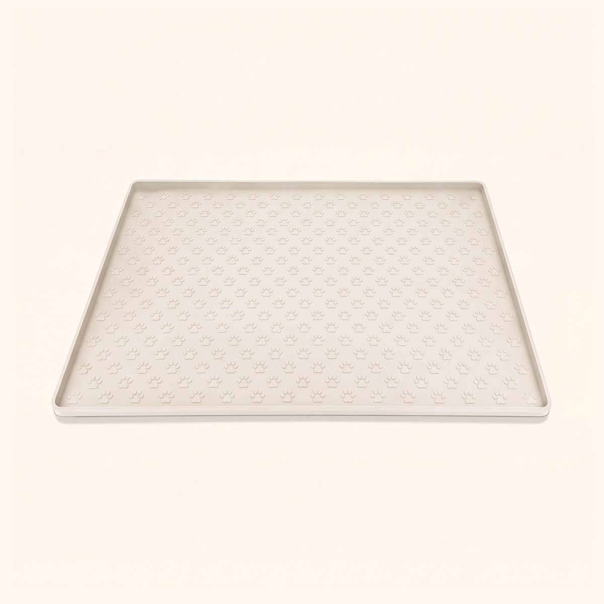 Silicone Pet Bowl Mat with Raised Edge