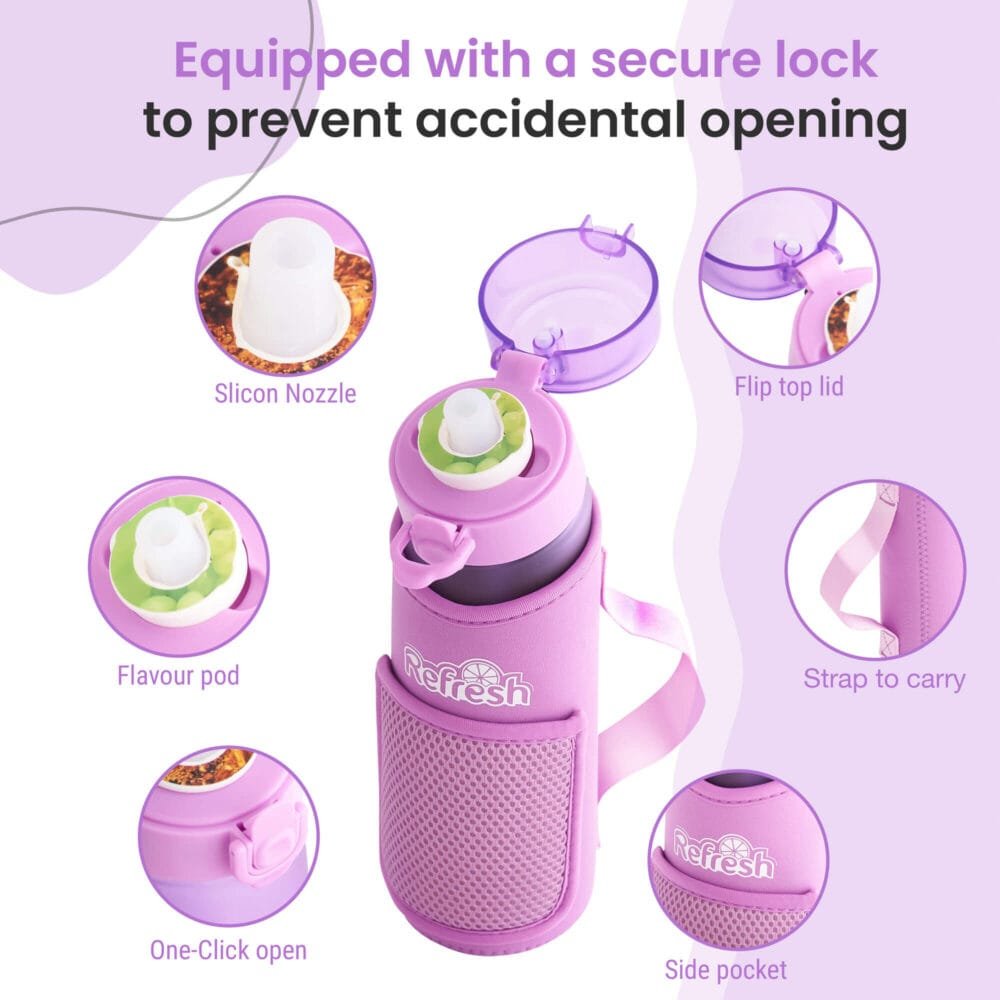 Refresh Water Bottle – Velvet Amethyst - Image 2