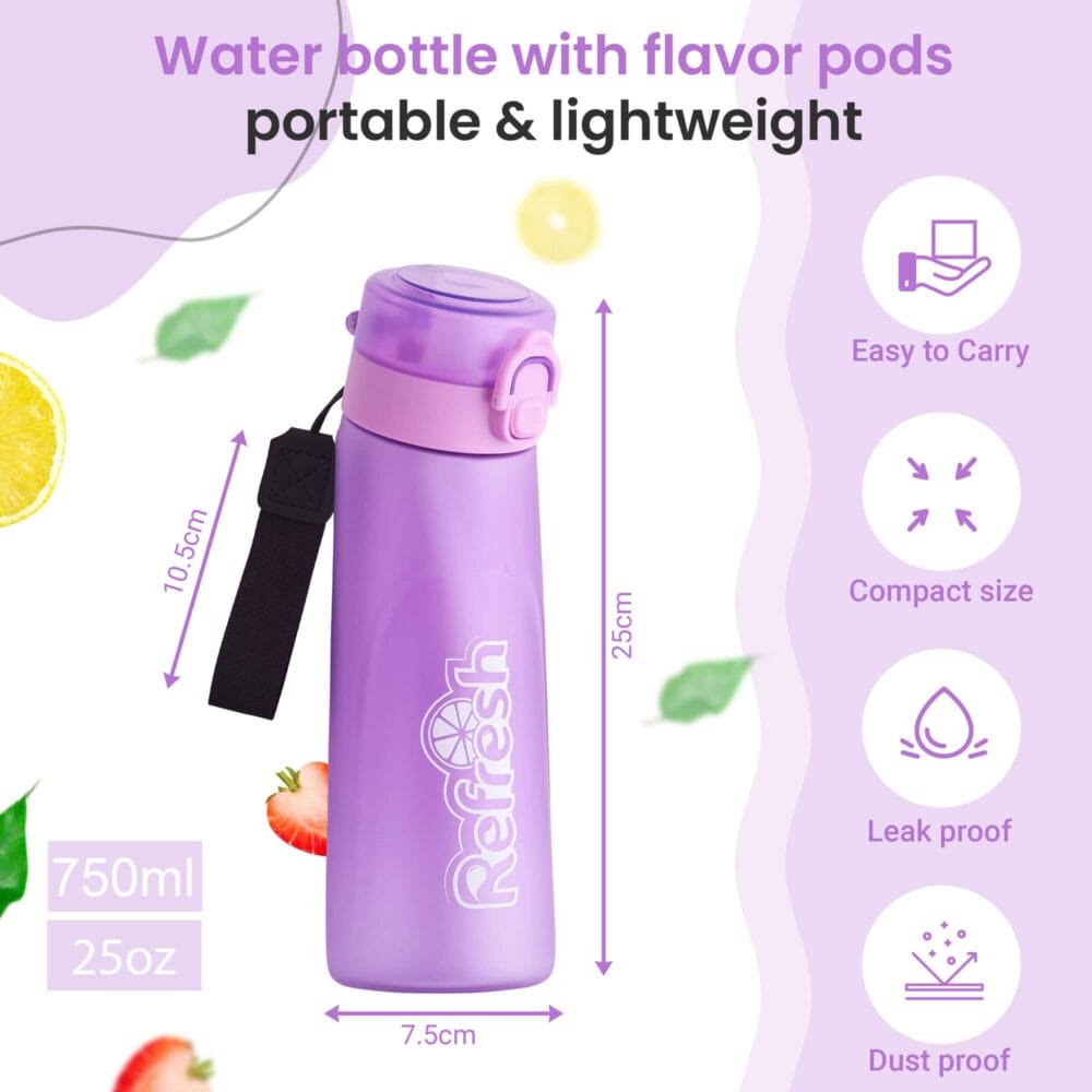 Refresh Water Bottle – Velvet Amethyst - Image 3