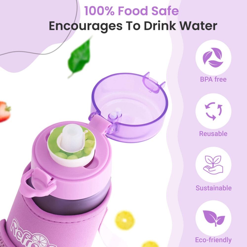 Refresh Water Bottle – Velvet Amethyst - Image 4
