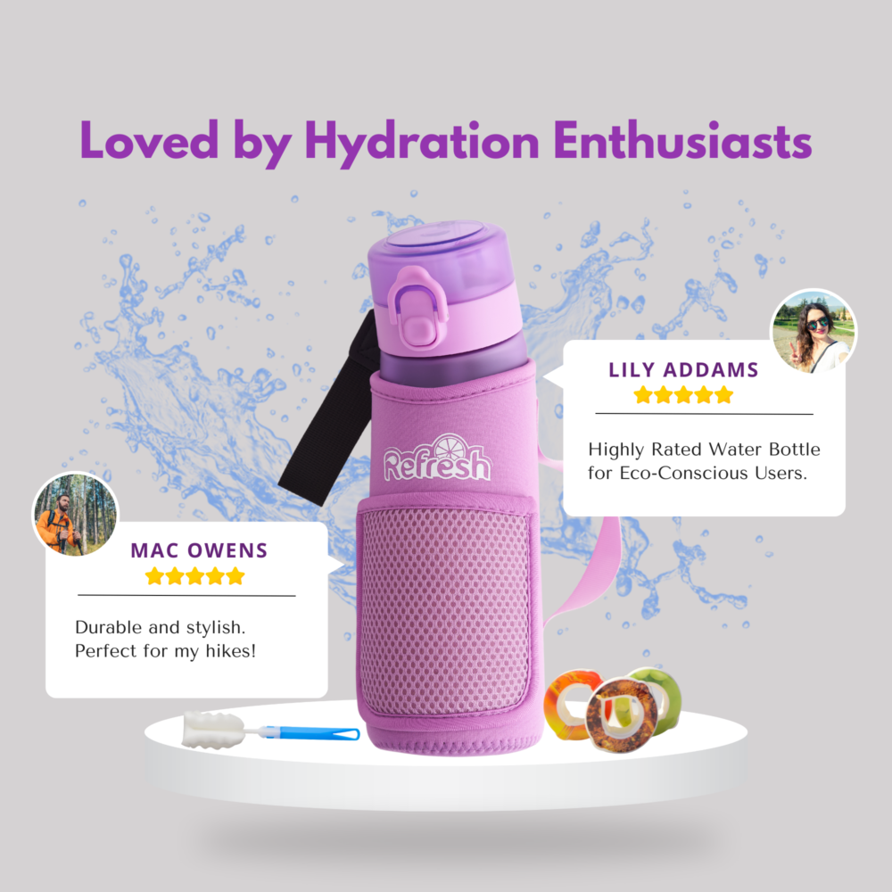 Refresh Water Bottle – Velvet Amethyst - Image 10